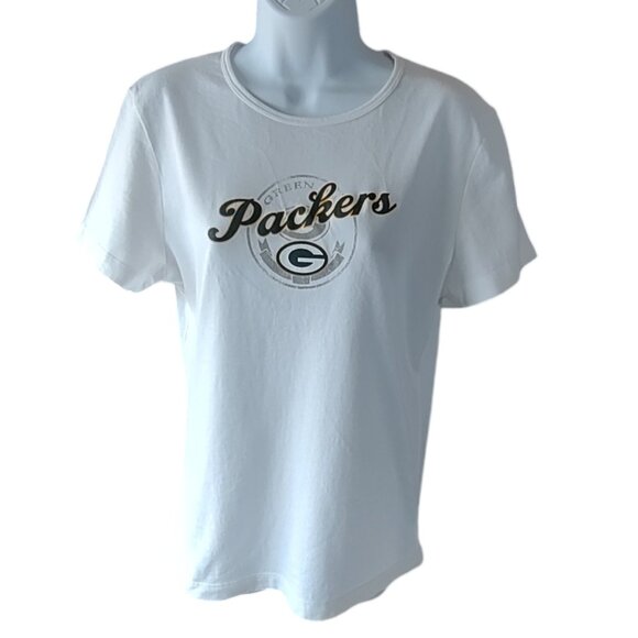 NFL For Her Green Bay Packers Top Short Sleeves Size L - Picture 1 of 7
